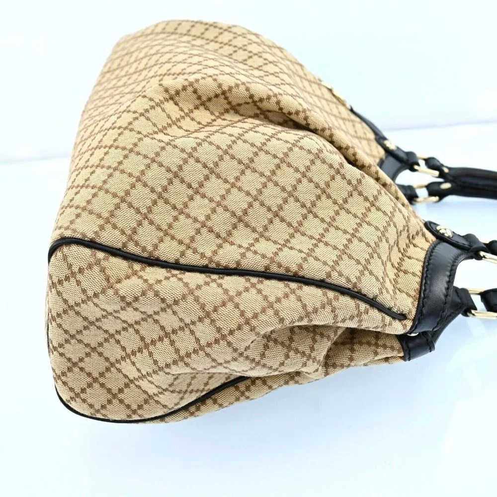 Auth Gucci Sukey Tote Bag Brown Canvas #44960G30B - Picture 6 of 12